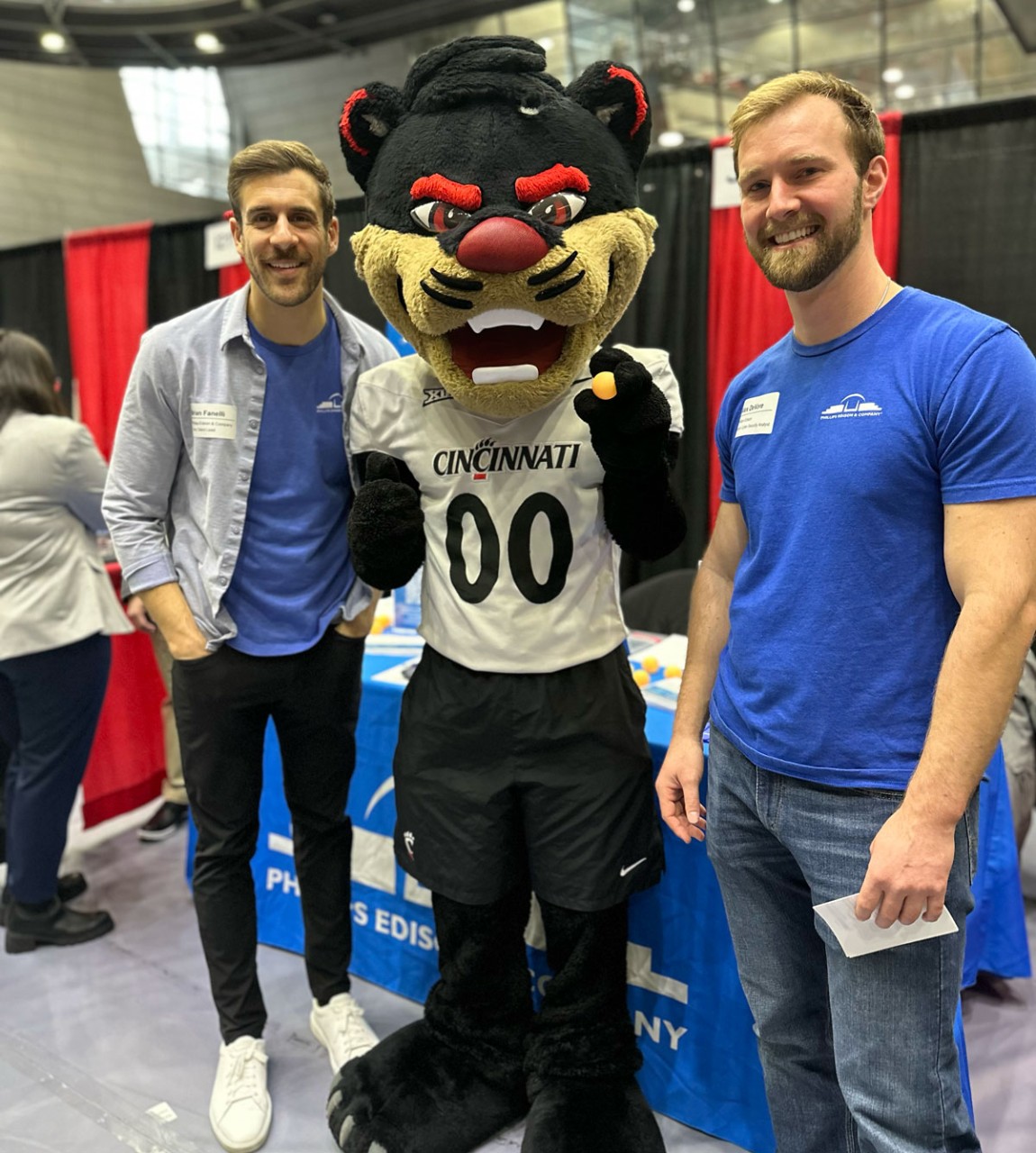 Representatives from Phillips Edison at the UC Professional and Technical Career Fair